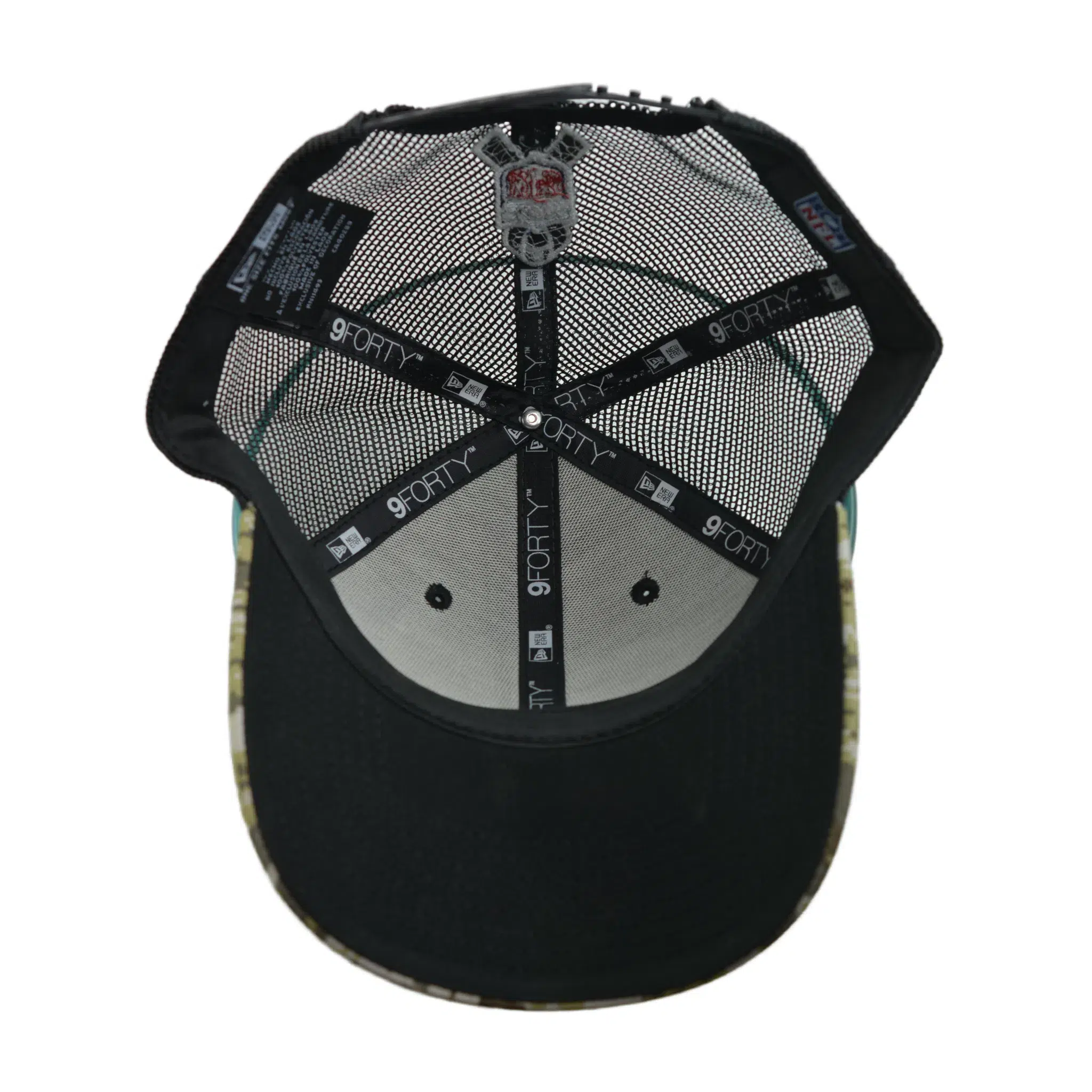 New Orleans Saints New Era 940 Salute To Service Black/Camo Mesh Back Adjustable Men's Snapback Hat