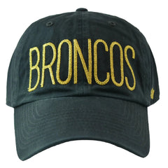 '47 Clean Up Women’s Denver Broncos NFL Shimmer Loop Logo Hat