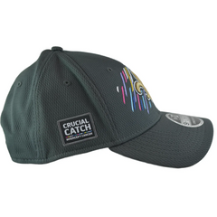 New Orleans Saints New Era 9FORTY BCA Crucial Catch Intercept Cancer Gray NFL Hat