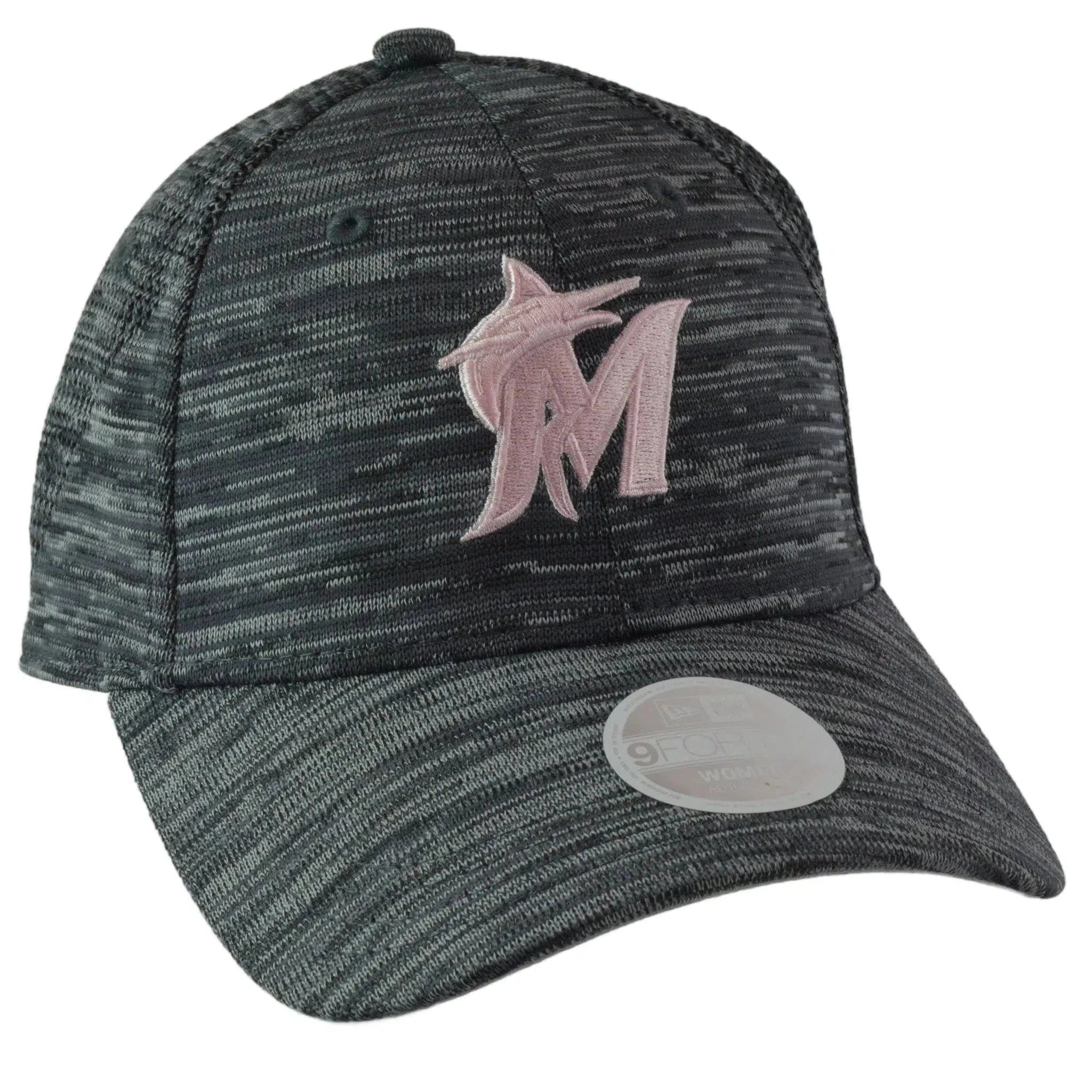 Miami Marlins New Era 9FORTY Tech Women's MLB Core Relaxed Fit Adjustable Hat