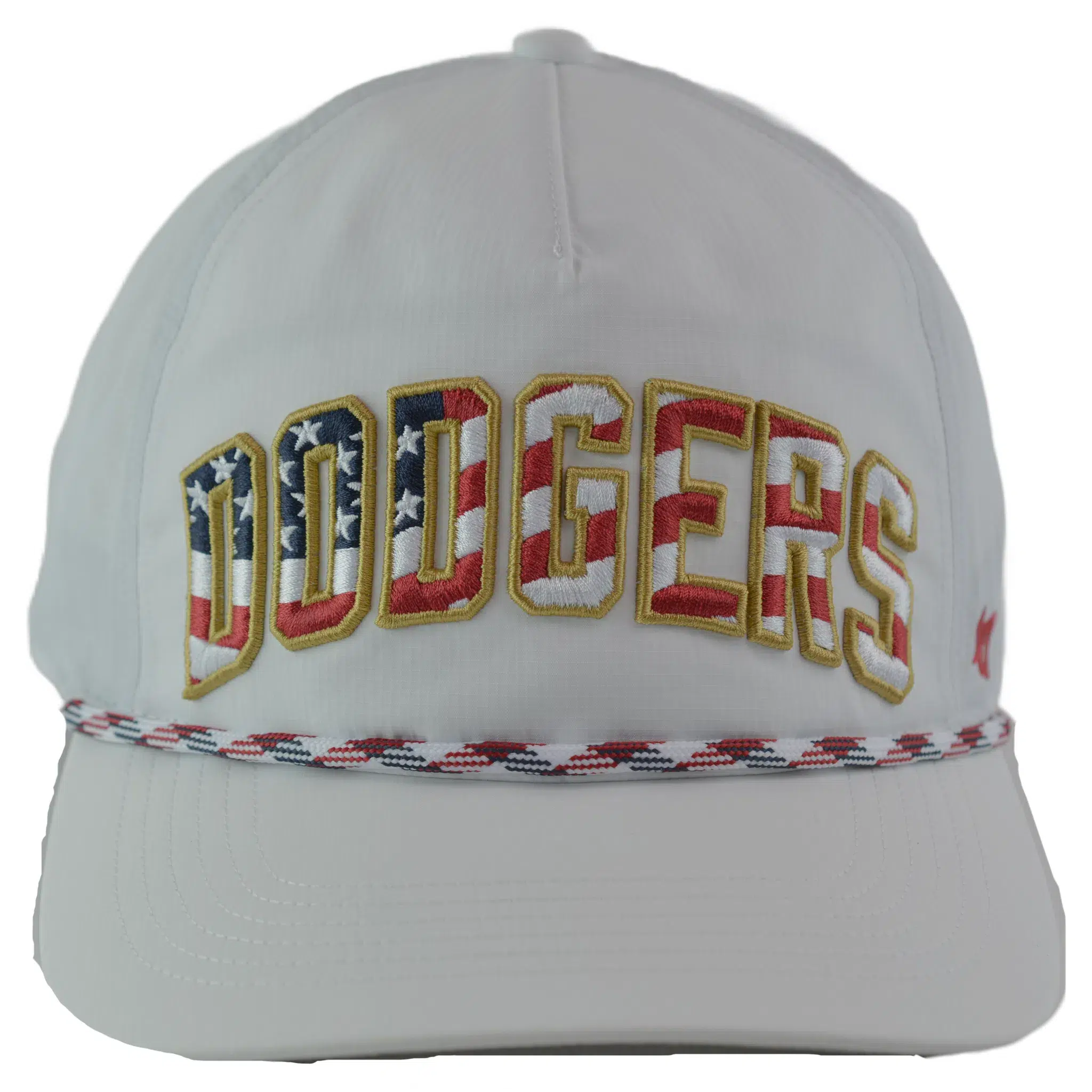 Los Angeles Dodgers '47 Stars & Stripes Flag Flutter Hitch Adjustable Lightweight MLB Captains Hat