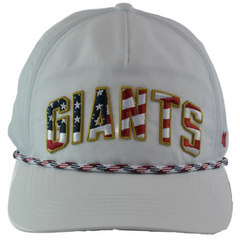 San Francisco Giants '47 Stars & Stripes Flag Flutter Hitch Adjustable Lightweight MLB Captains Hat