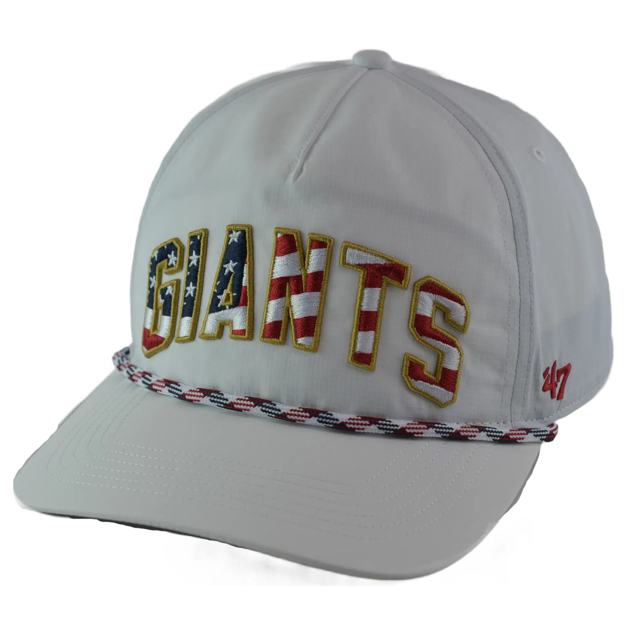 San Francisco Giants '47 Stars & Stripes Flag Flutter Hitch Adjustable Lightweight MLB Captains Hat