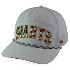 San Francisco Giants '47 Stars & Stripes Flag Flutter Hitch Adjustable Lightweight MLB Captains Hat