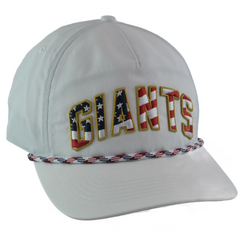 San Francisco Giants '47 Stars & Stripes Flag Flutter Hitch Adjustable Lightweight MLB Captains Hat