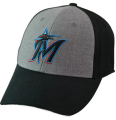 Miami Marlins Essential 2Tone Cap Official MLB Adjustable Baseball Hat