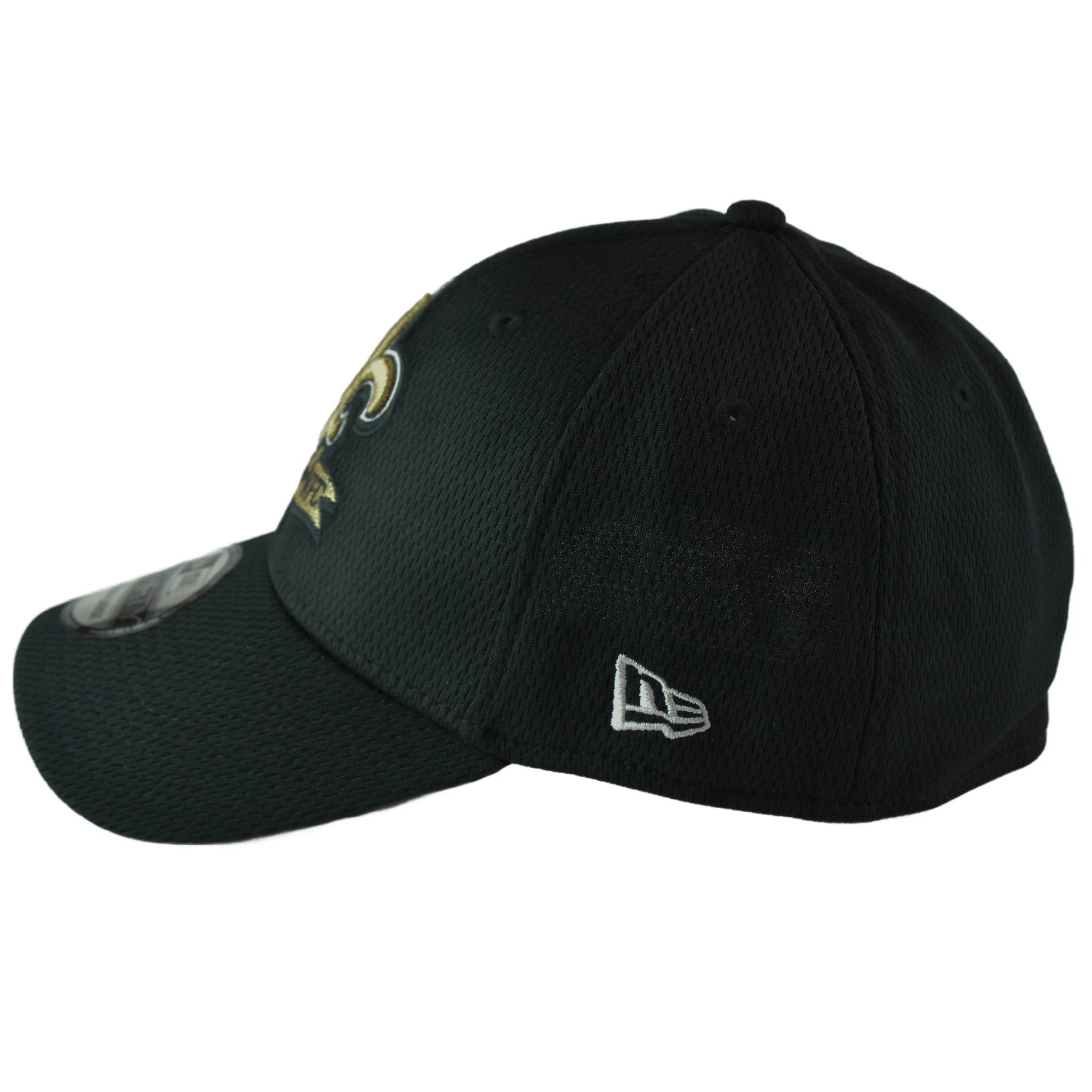 New Orleans Saints New Era 39THIRTY NFL Sideline Coaches Flex Fit Black Football Hat