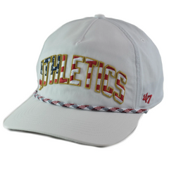 Oakland Athletics '47 Stars & Stripes Flag Flutter Hitch Adjustable Lightweight MLB Captains Hat