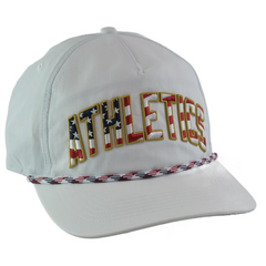 Oakland Athletics '47 Stars & Stripes Flag Flutter Hitch Adjustable Lightweight MLB Captains Hat