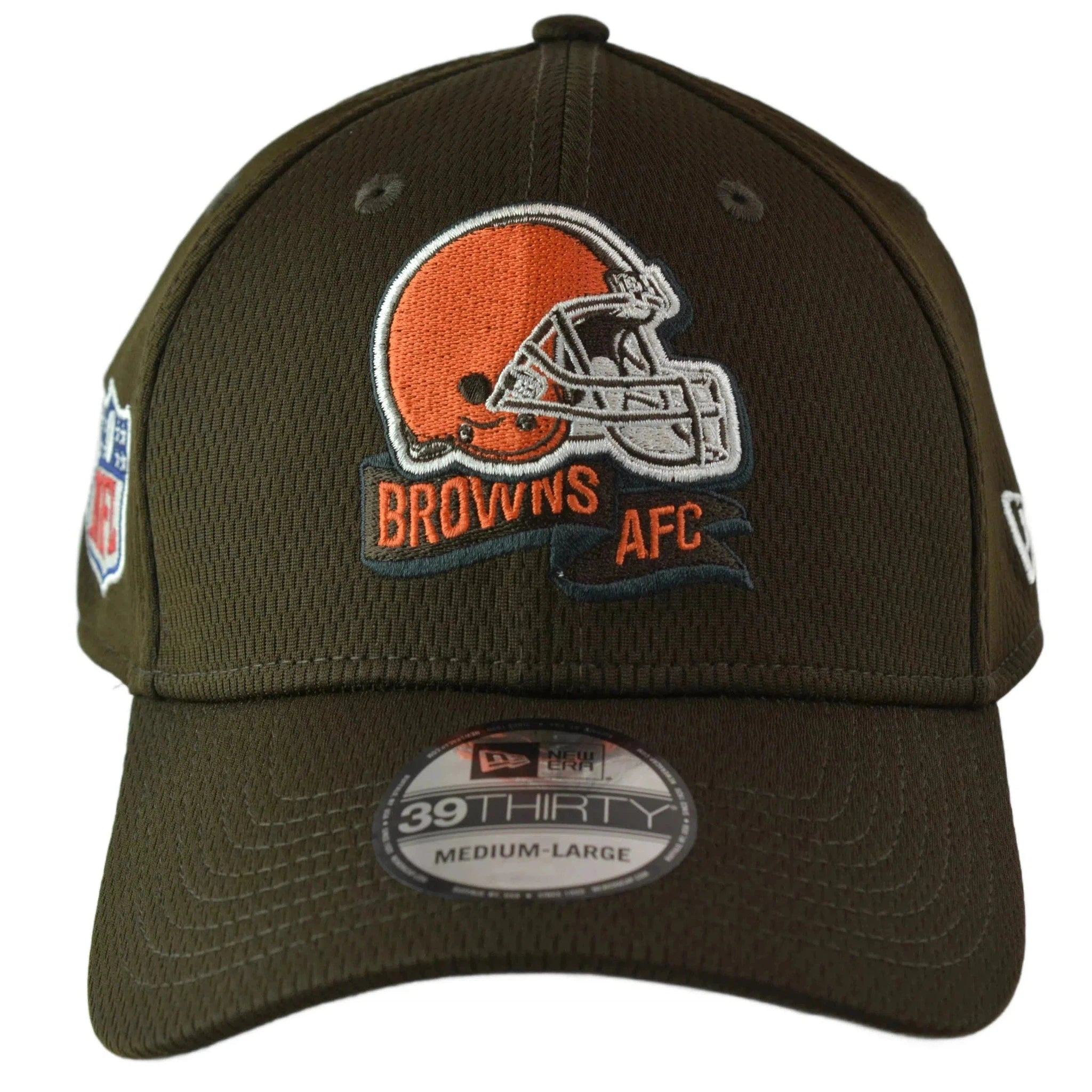 Cleveland Browns Era 39THIRTY NFL Sideline Coaches Flex Fit Brown Football Hat