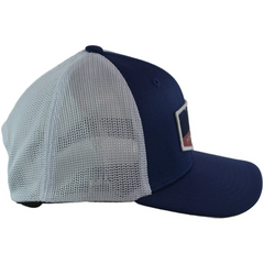 PGA Tour Pro Series Lightweight Navy Blue & White Adjustable Golf Hat