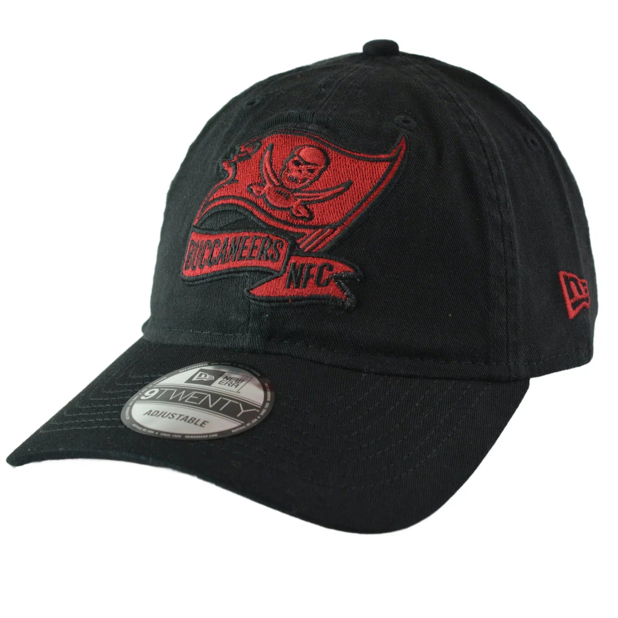 Tampa Bay Buccaneers New Era 9TWENTY Pop Culture NFL Team Logo Adjustable Black Hat