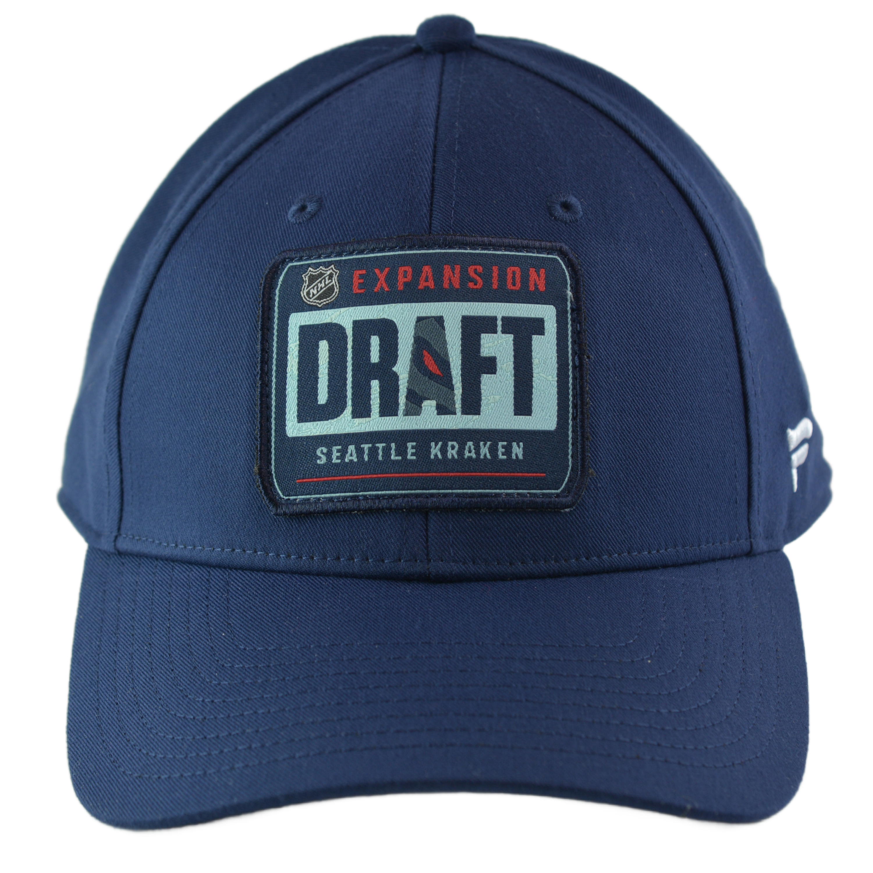 Seattle Kraken Expansion Team Structured Men's NHL Blue Adjustable Hat by Fanatics Position 2