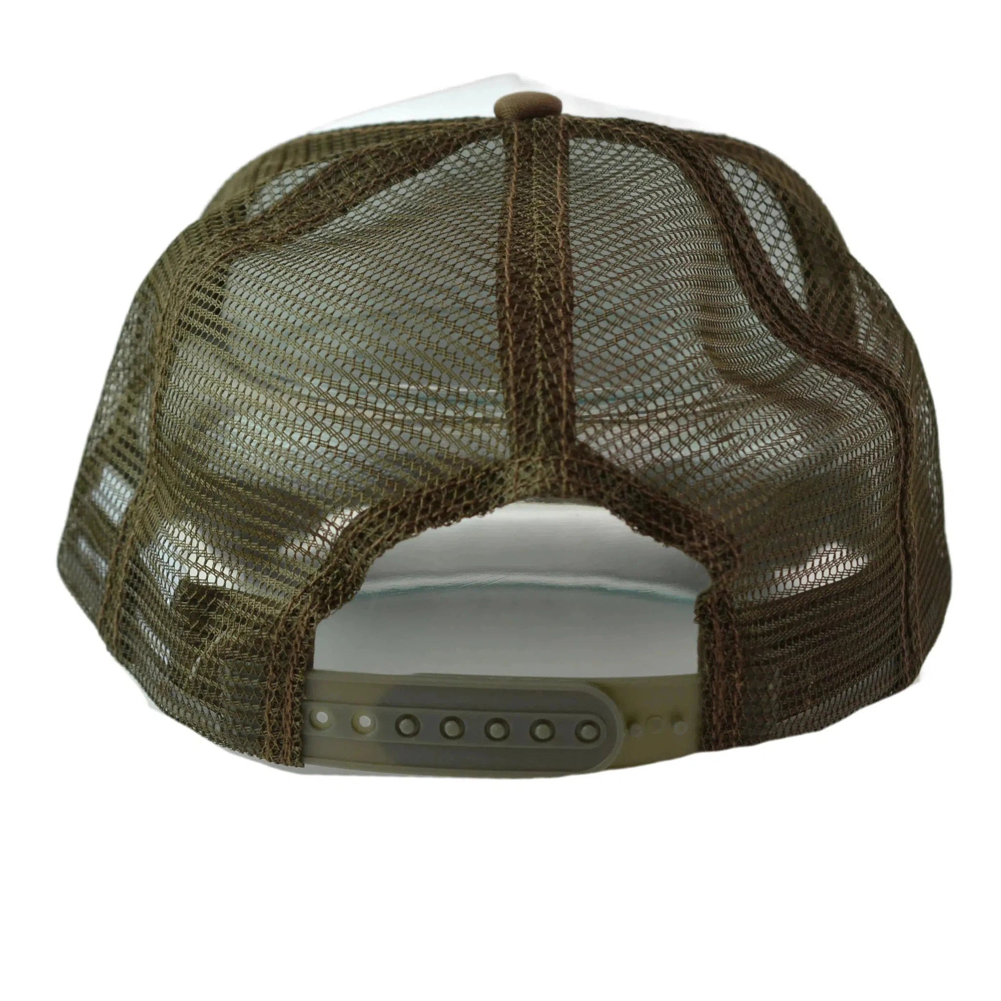 RAWGEAR By Any Means Brown & White Two-Tone Classic Snapback Trucker Hat