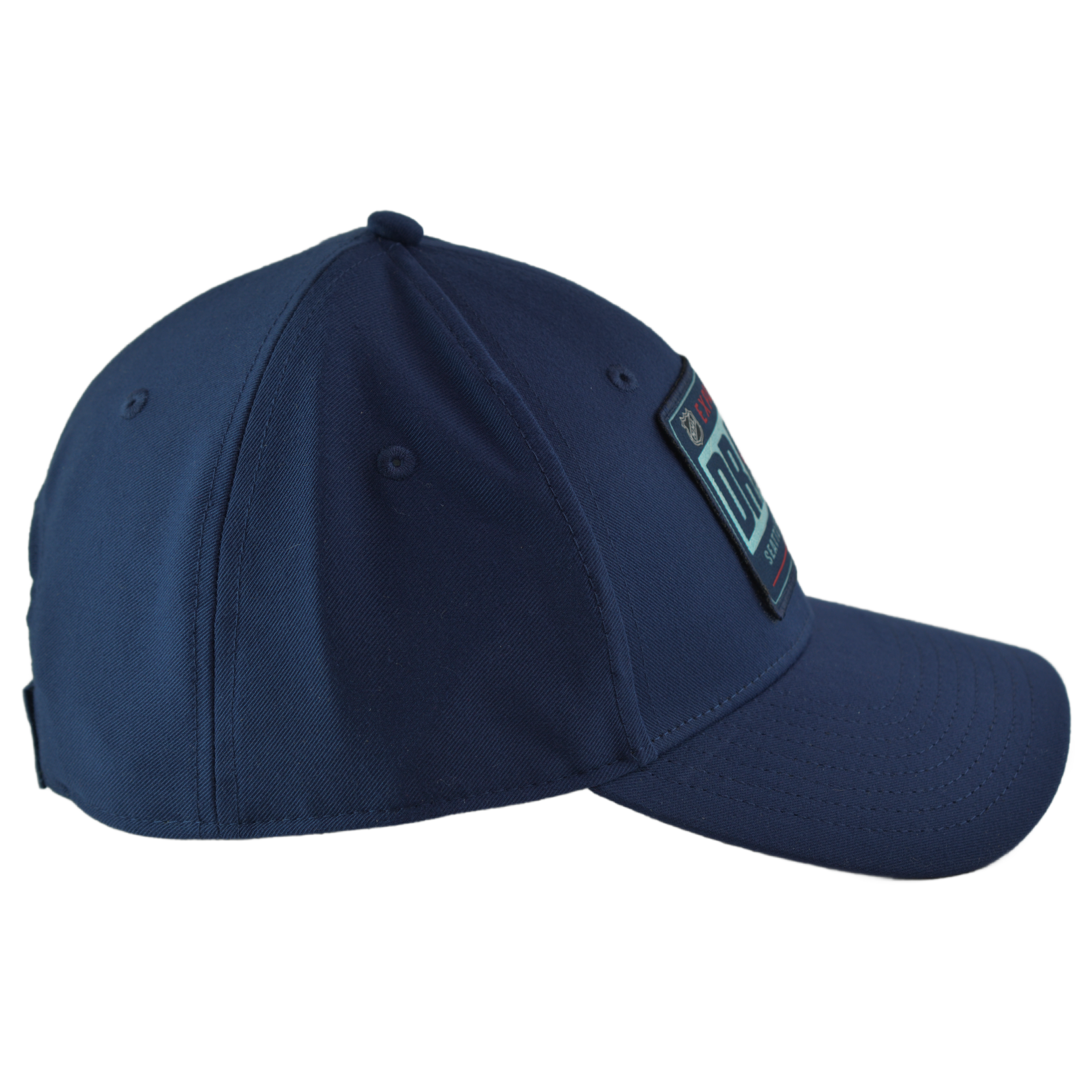 Seattle Kraken Expansion Team Structured Men's NHL Blue Adjustable Hat by Fanatics Position 4