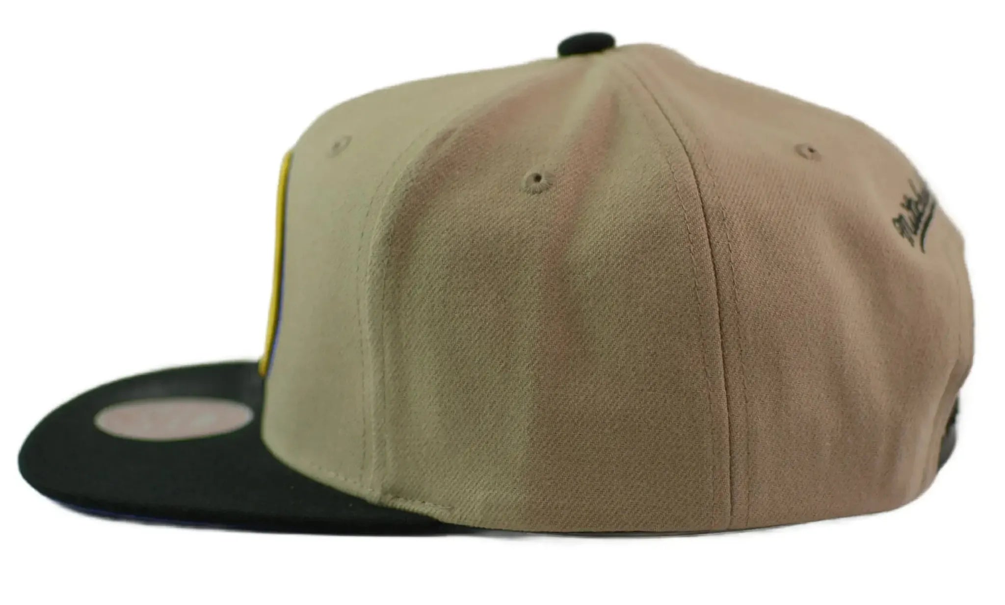 Golden State Warriors Dress Code Khaki Mitchell & Ness NBA Snapback Hat