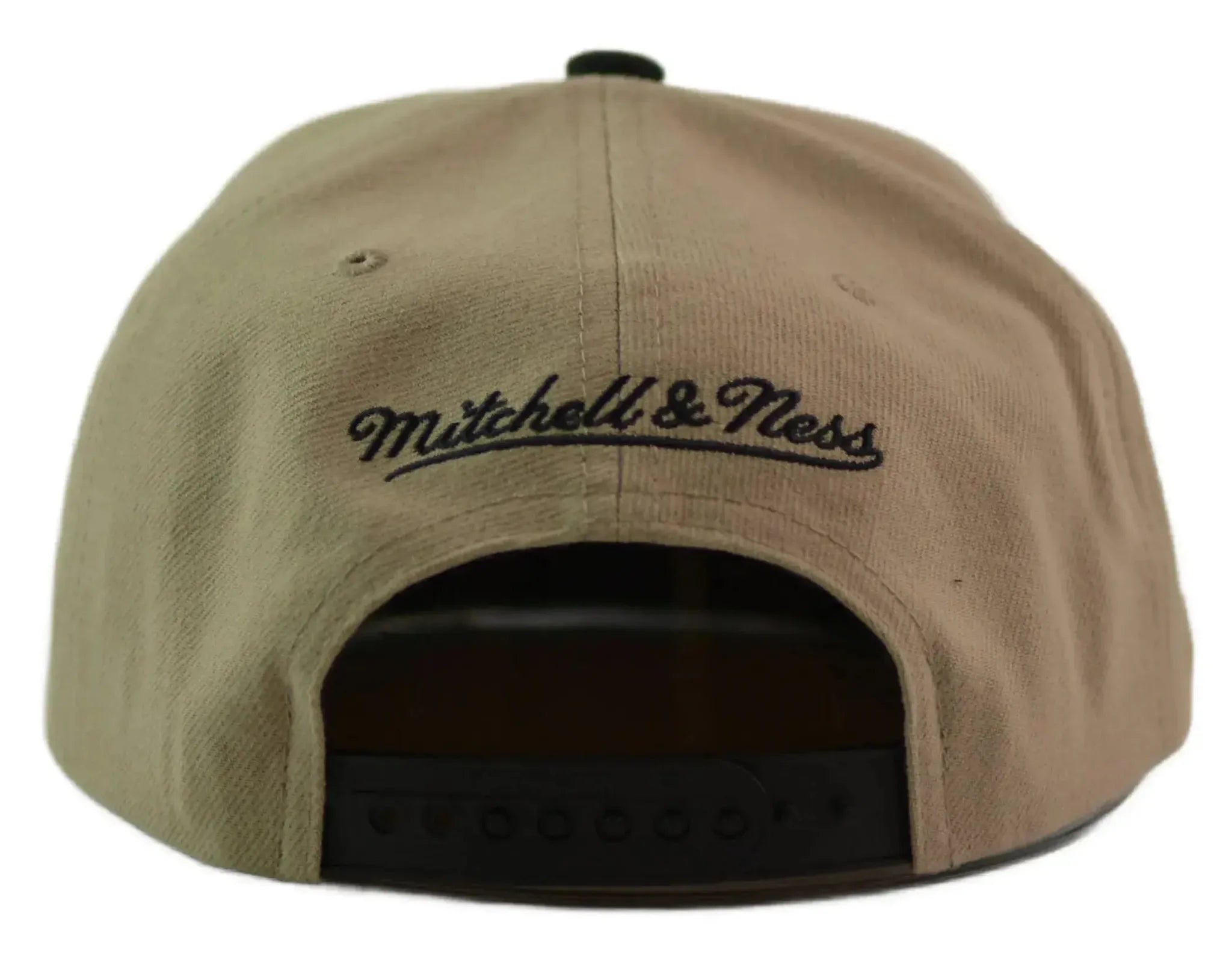 Golden State Warriors Dress Code Khaki Mitchell & Ness NBA Snapback Hat