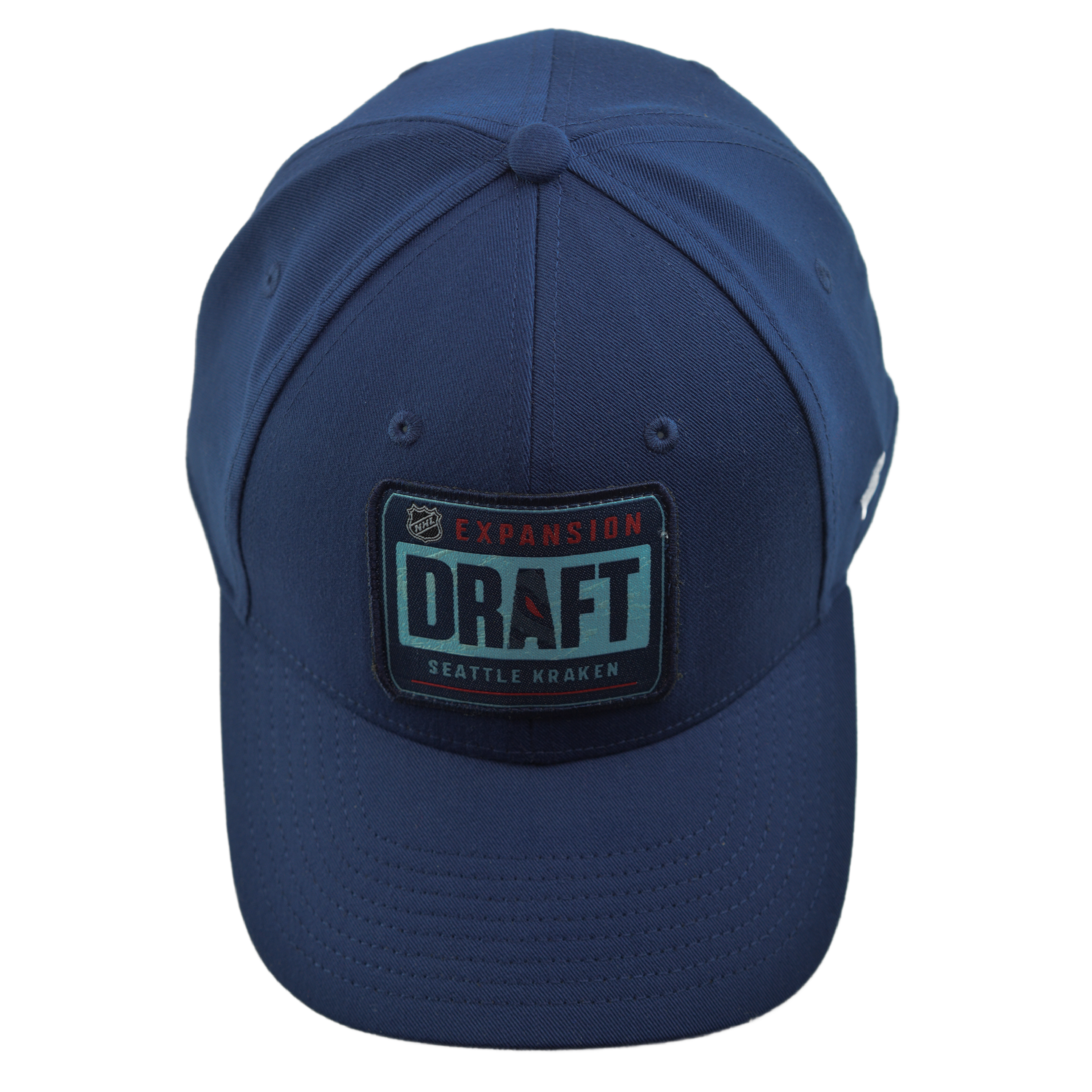 Seattle Kraken Expansion Team Structured Men's NHL Blue Adjustable Hat by Fanatics Position 7