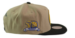 Golden State Warriors Dress Code Khaki Mitchell & Ness NBA Snapback Hat