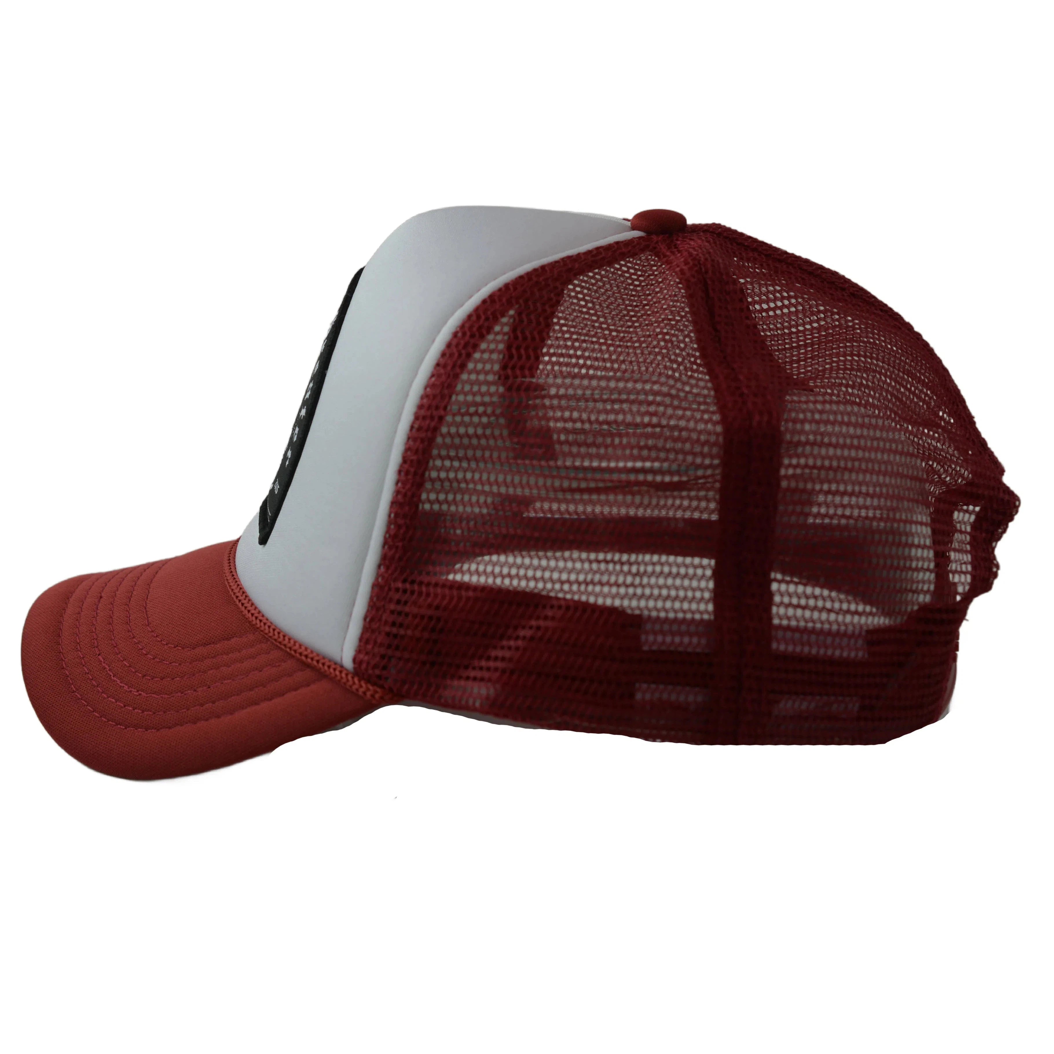 RAWGEAR By Any Means Red & White Two-Tone Classic Snapback Trucker Hat