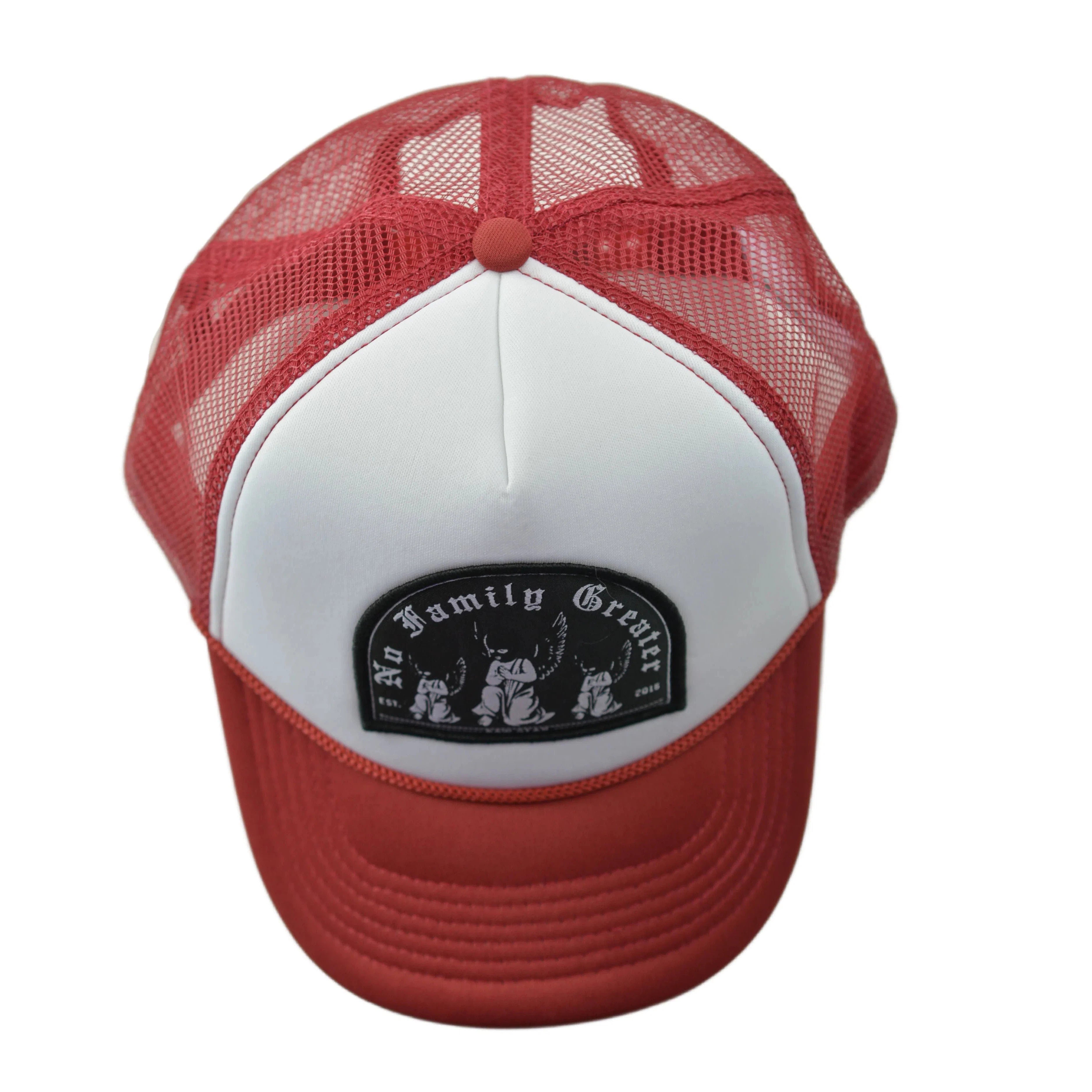 RAWGEAR By Any Means Red & White Two-Tone Classic Snapback Trucker Hat