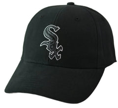 White Sox Black Mass Cap – Official MLB Adjustable Baseball Hat