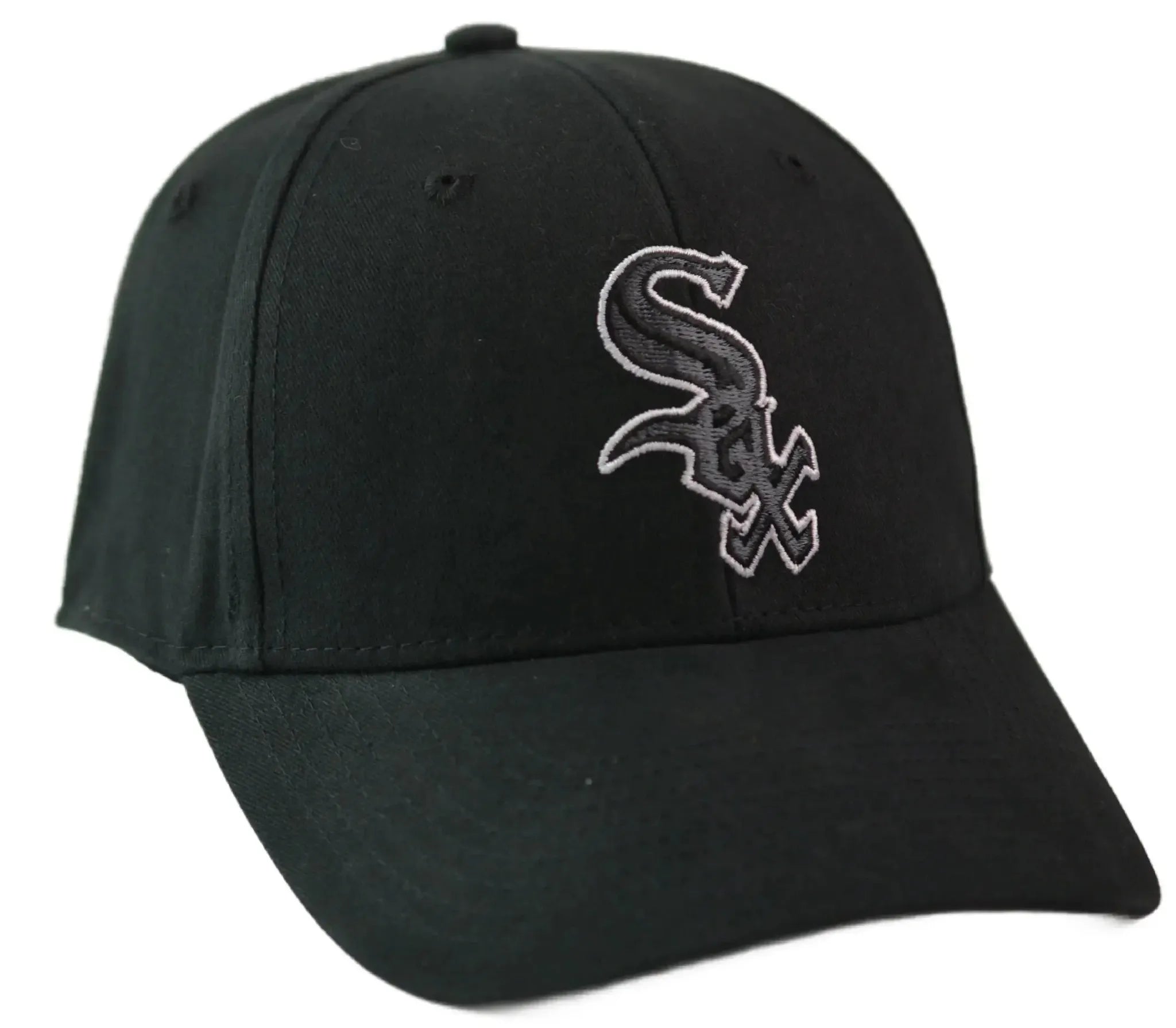 White Sox Black Mass Cap – Official MLB Adjustable Baseball Hat