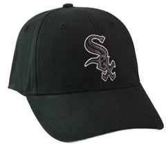 White Sox Black Mass Cap – Official MLB Adjustable Baseball Hat