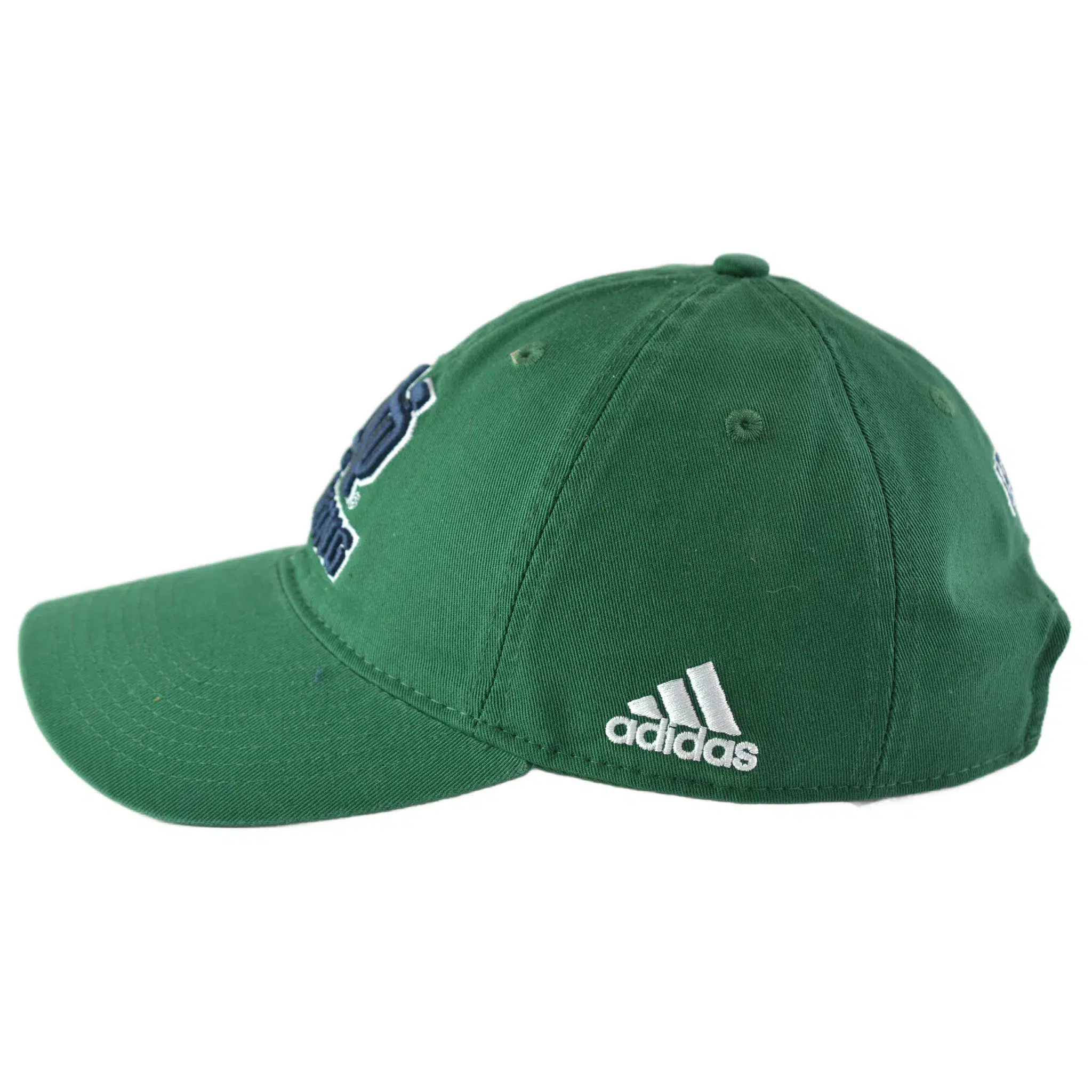 Notre Dame Fighting Irish Fencing Green Relaxed Fit Adjustable Cap Dad Hat by Adidas