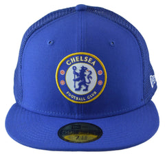 Chelsea FC Premiere League New Era 59FIFTY Fitted Mesh Back Soccer Hat