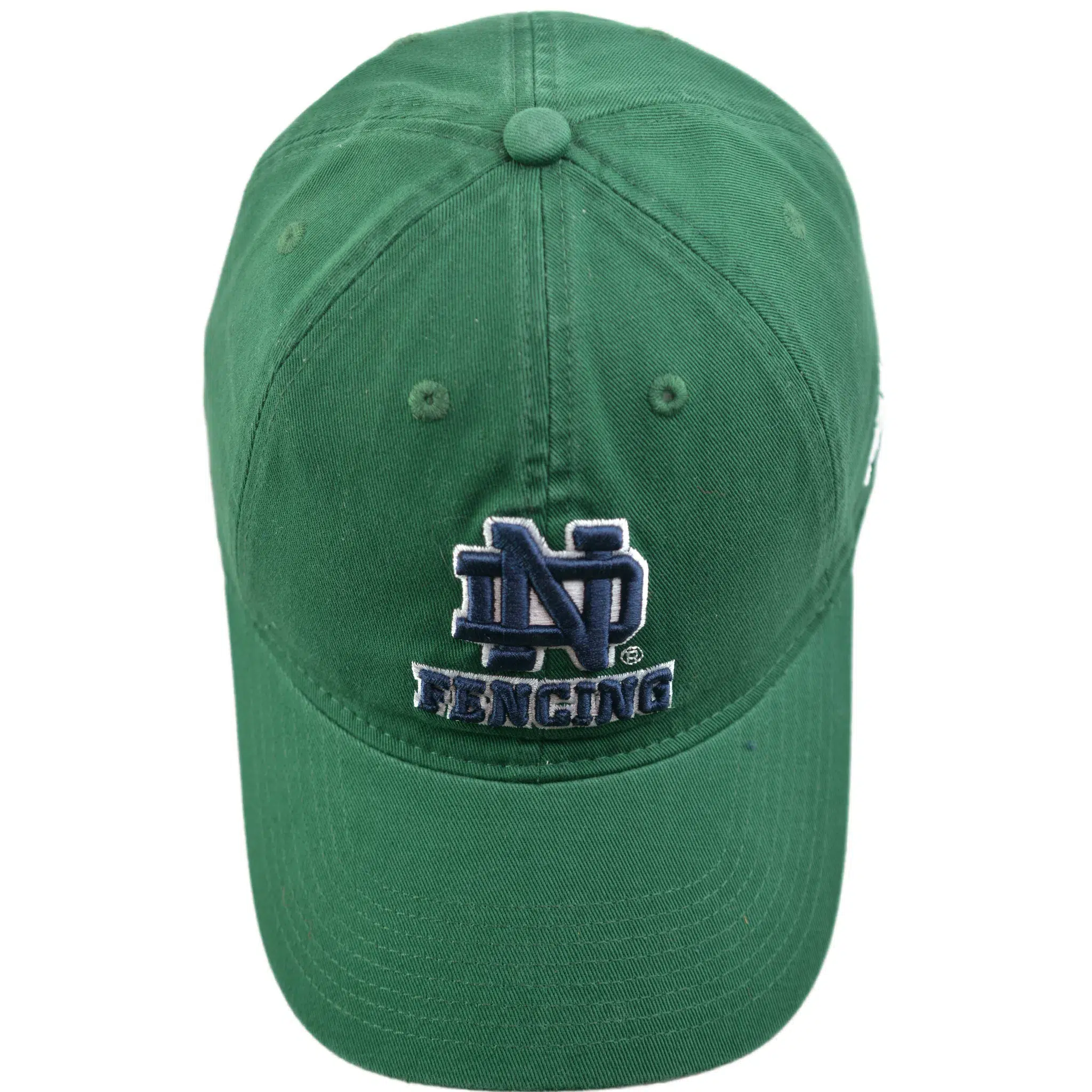 Notre Dame Fighting Irish Fencing Green Relaxed Fit Adjustable Cap Dad Hat by Adidas