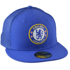 Chelsea FC Premiere League New Era 59FIFTY Fitted Mesh Back Soccer Hat