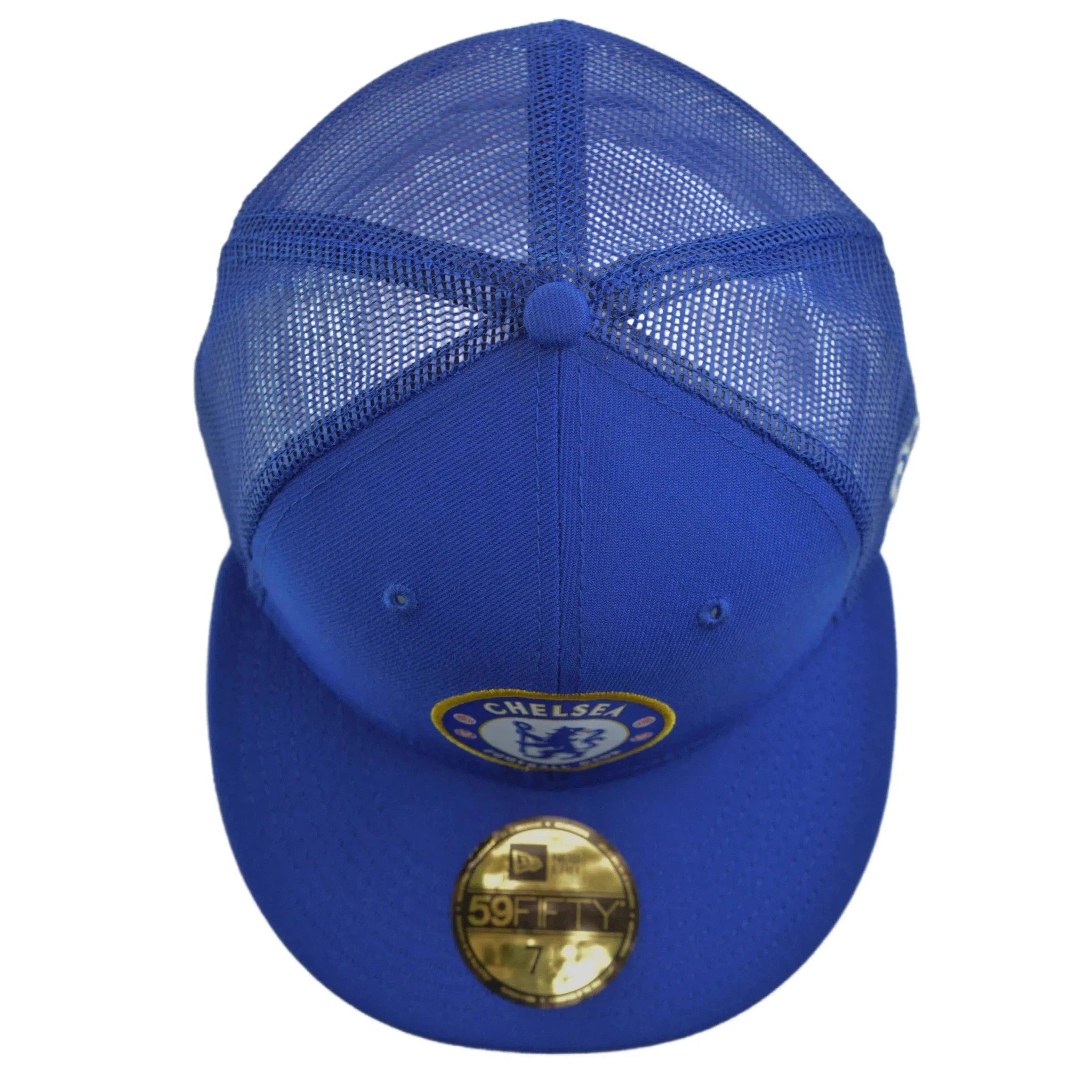 Chelsea FC Premiere League New Era 59FIFTY Fitted Mesh Back Soccer Hat