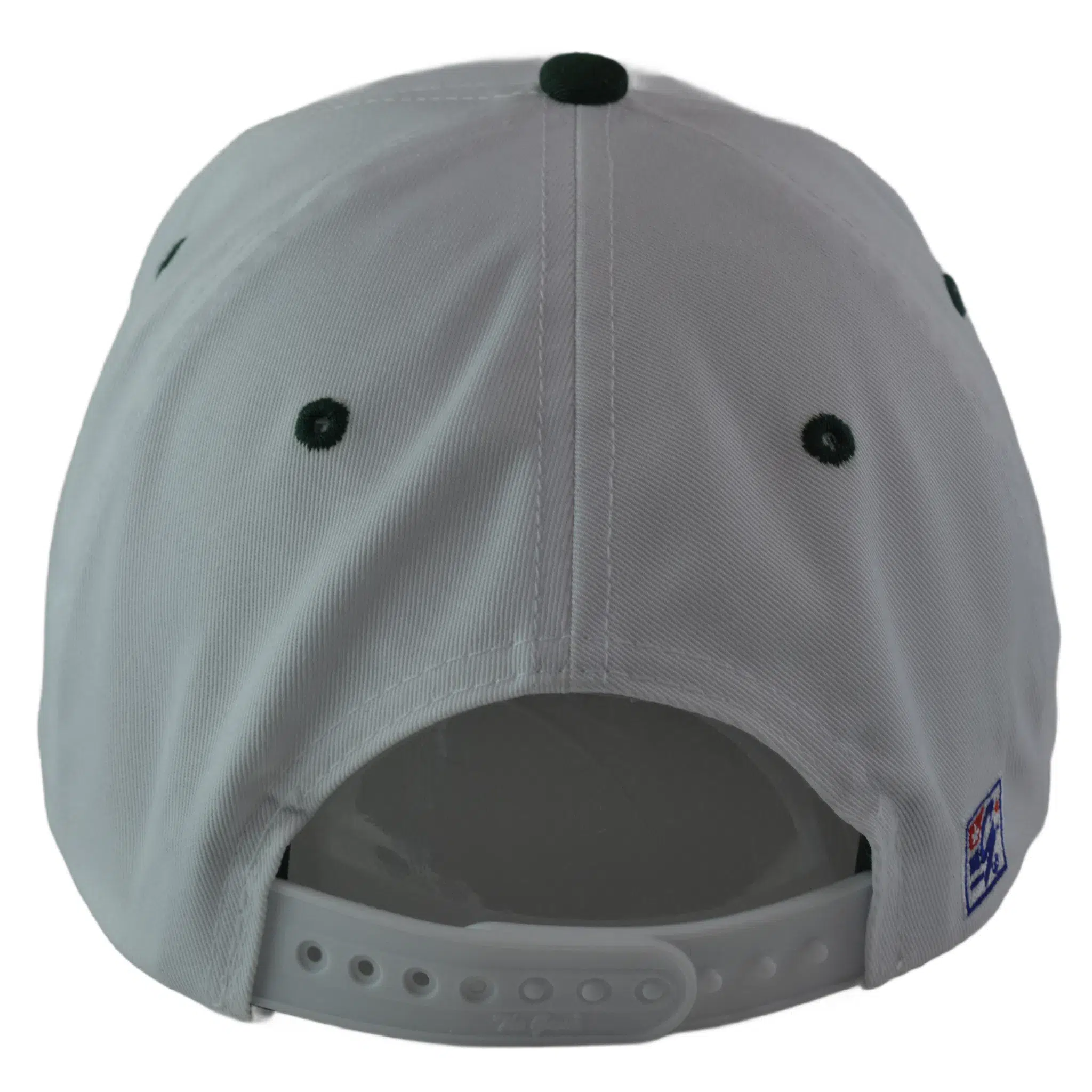 University of Hanover Peckers NCAA 3 Bar Team Logo White Adjustable Hat by The Game