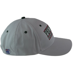 University of Hanover Peckers NCAA 3 Bar Team Logo White Adjustable Hat by The Game