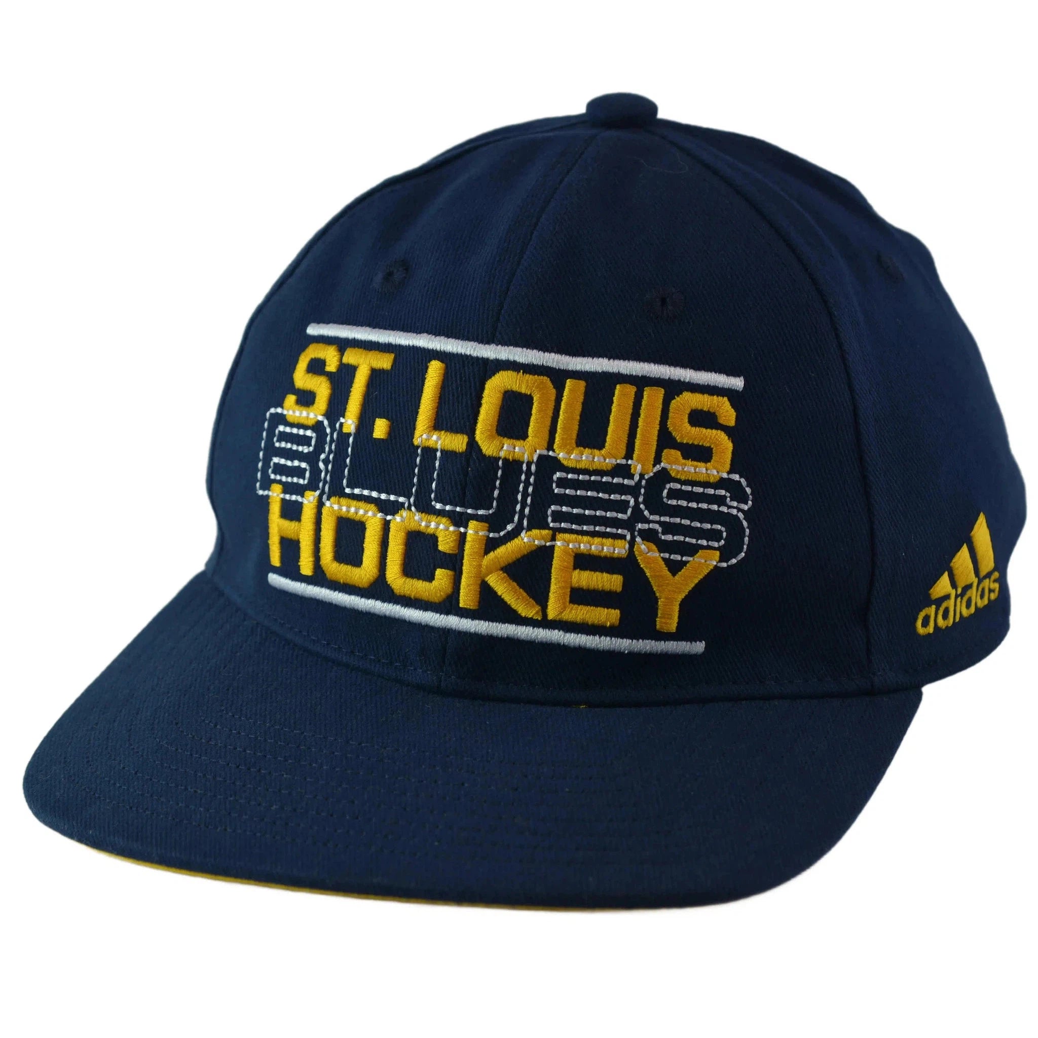 St. Louis Blues Adidas NHL Team Slouch Hockey Flex Fit Hat