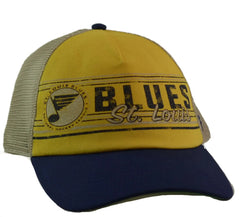 St. Louis Blues NHL True Classic Retro Trucker Snapback Hat by Fanatics