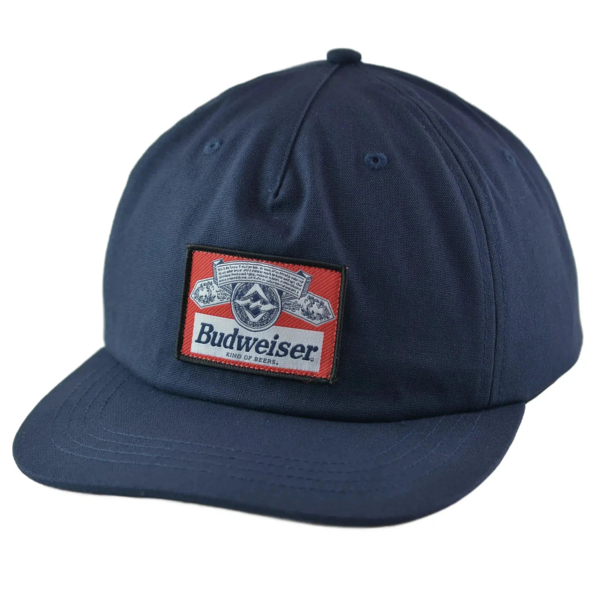 Billabong Budweiser Insignia Logo Blue Adjustable Snapback Hat