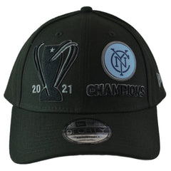 New York City FC New Era 9FORTY 2021 MLS Cup Soccer Champions Adjustable Hat