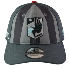 Minnesota United FC MNUFC MLS Home Jersey Gray Striped 9TWENTY Hat Adjustable Cap