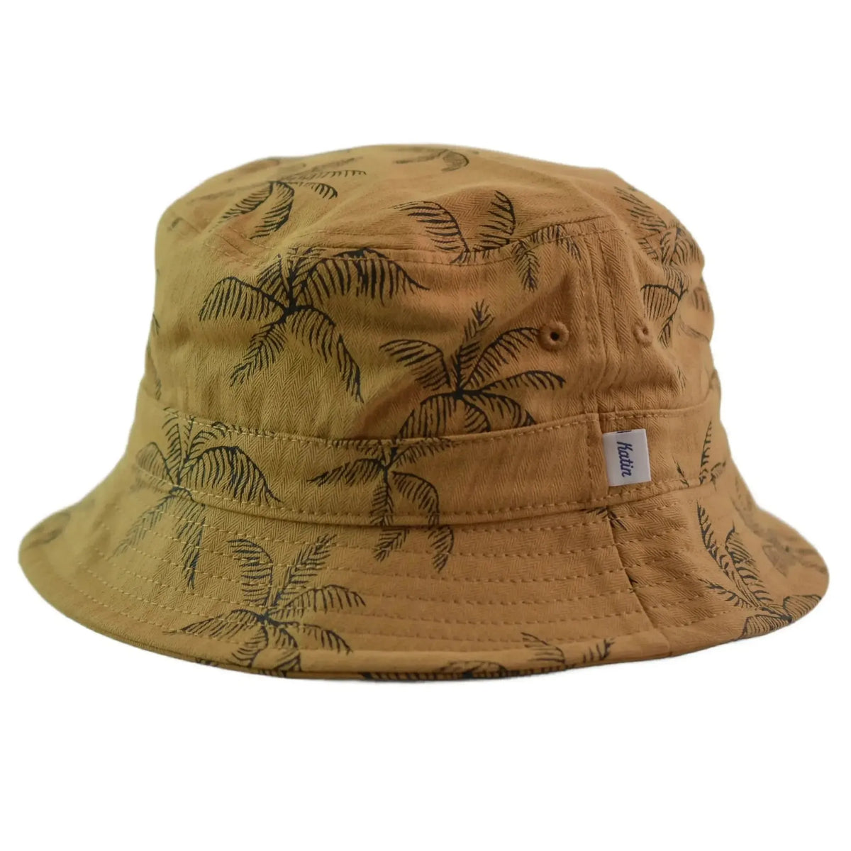Katin Palms Khaki Brown/Tan Heavyweight Cotton Blend Bucket Hat