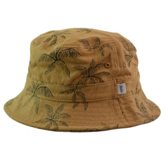 Katin Palms Khaki Brown/Tan Heavyweight Cotton Blend Bucket Hat