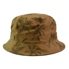 Katin Palms Khaki Brown/Tan Heavyweight Cotton Blend Bucket Hat