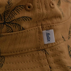 Katin Palms Khaki Brown/Tan Heavyweight Cotton Blend Bucket Hat