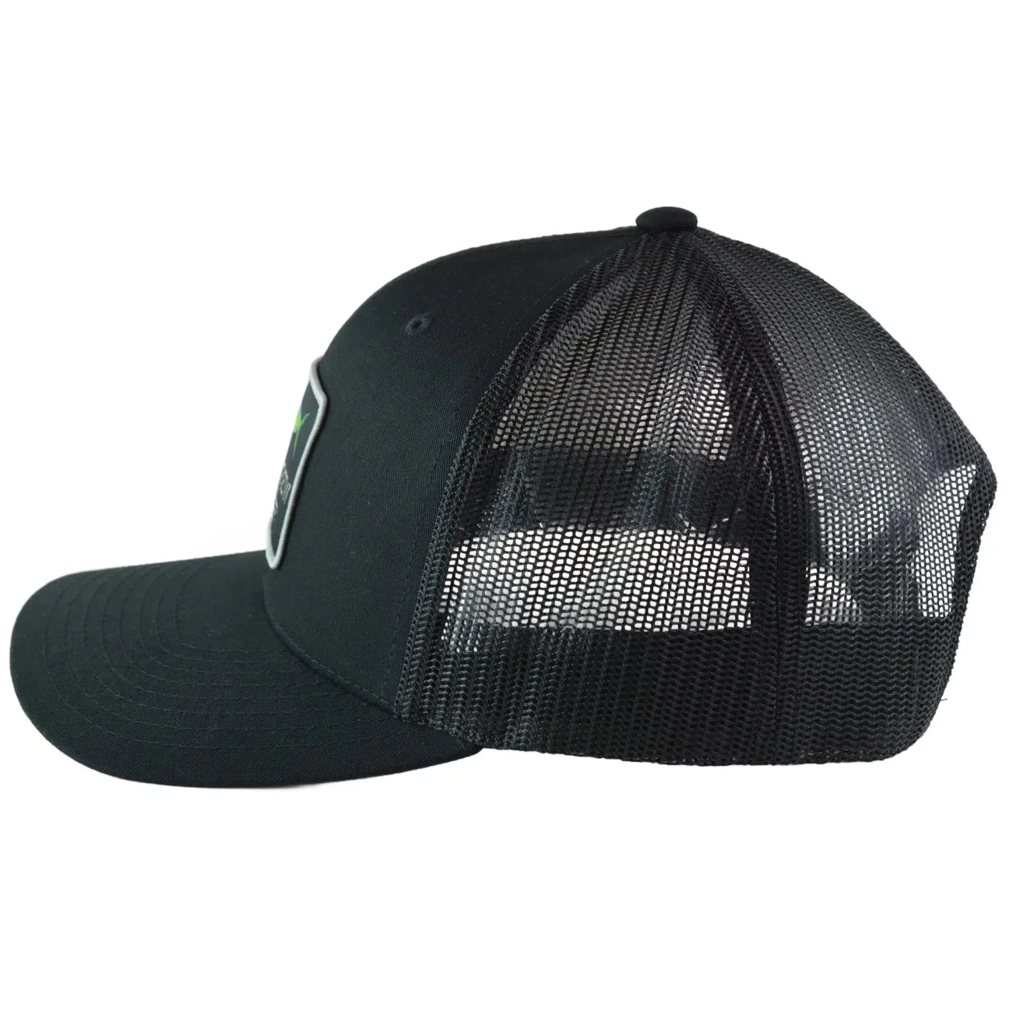 Salty Crew Mahi Mount Retro Trucker Adjustable Mesh Back Black Snapback Hat