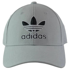 Adidas Originals Icon 2.0 Stone Gray & Black Hat Trefoil Logo Snapback Cap