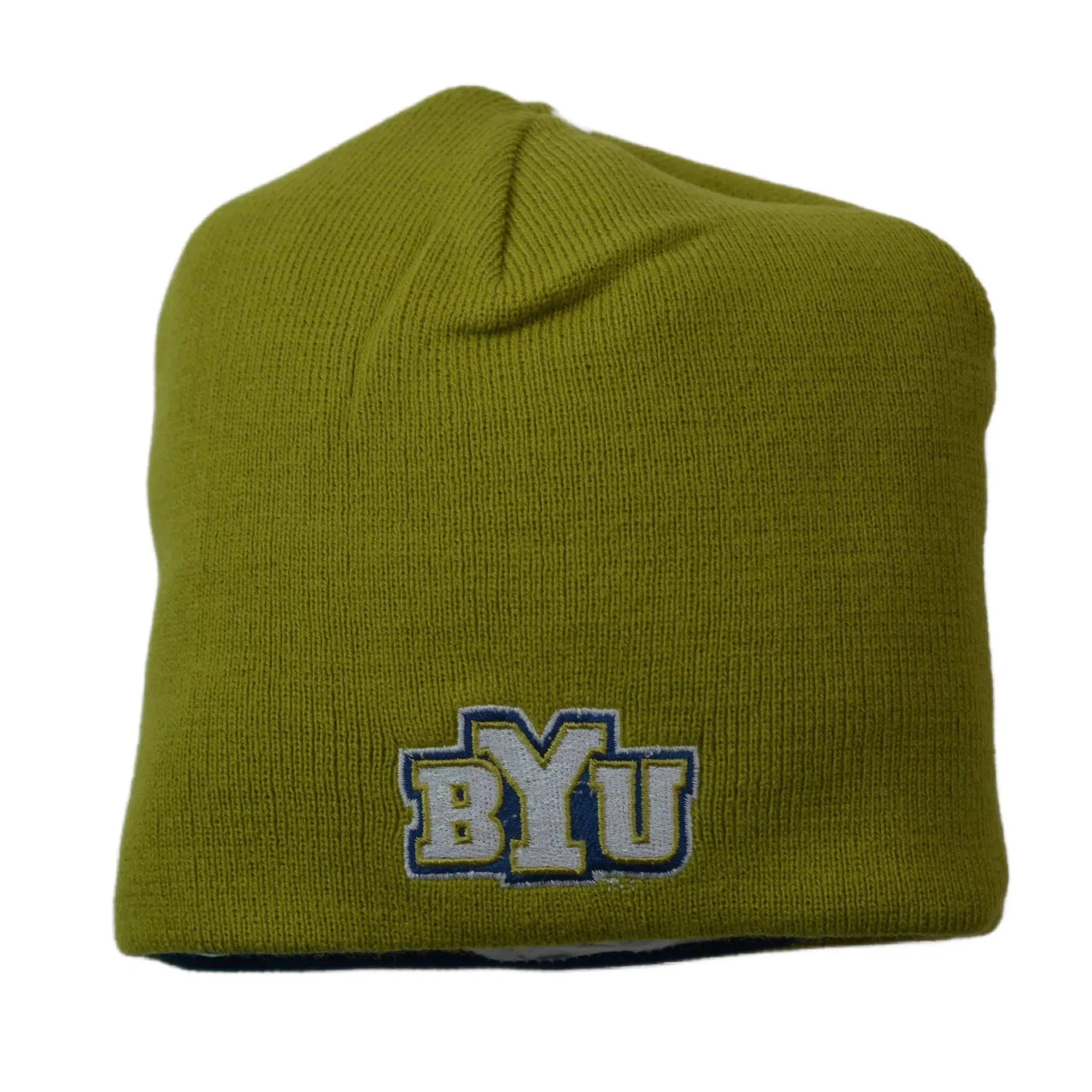 Brigham Young BYU Cougars Zephyr NCAA Reversible Team Logo Knit Winter Hat Beanie