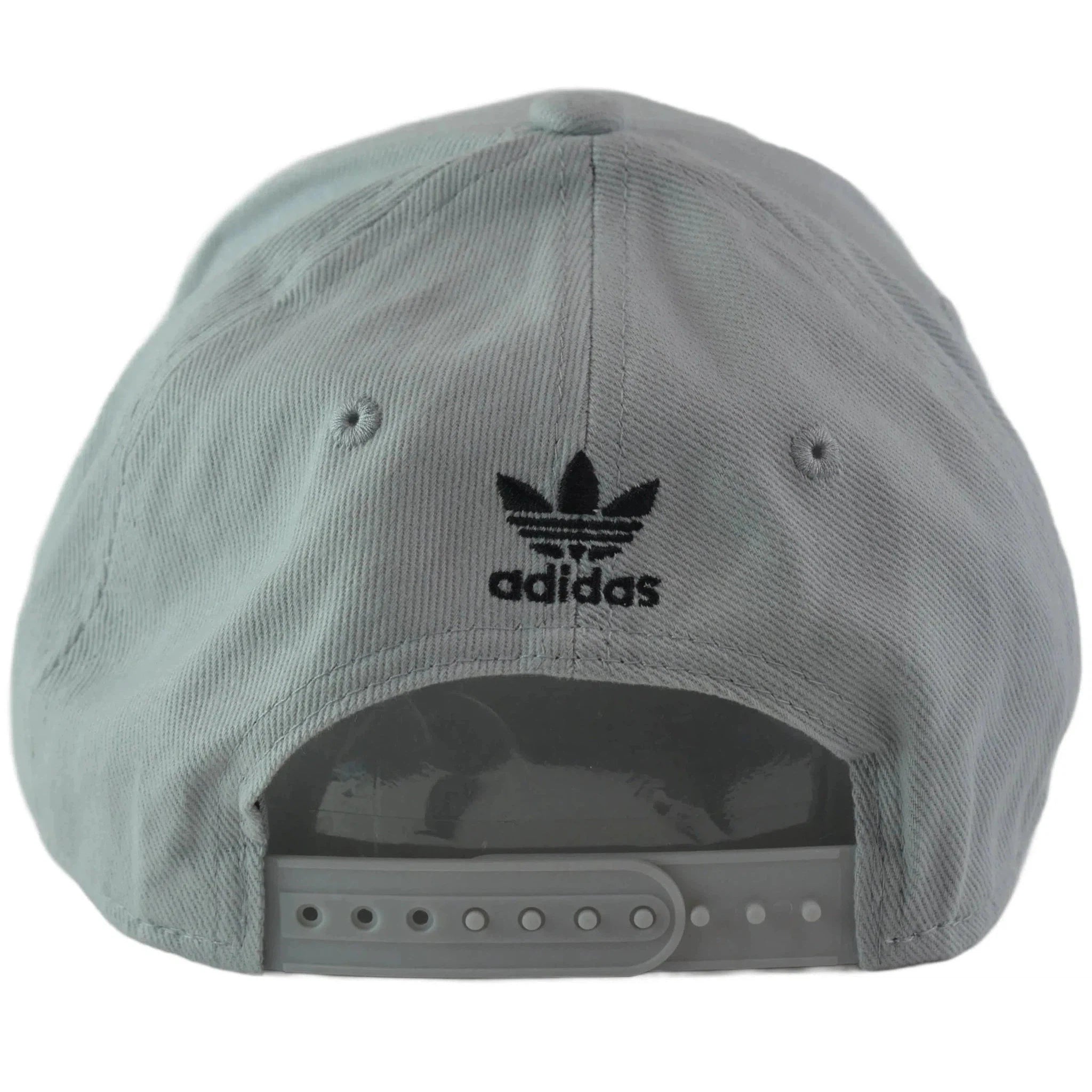 Adidas Originals Icon 2.0 Stone Gray & Black Hat Trefoil Logo Snapback Cap