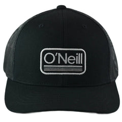 O'Neill Headquarters Black O'neill Logo Men's Snapback Cap Adjustable Hat