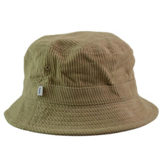Katin Corduroy Script Logo Bucket Hat – Tan Retro Surf Style